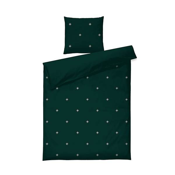 Juna Christmas Fable Sengetøj Grøn 140x200