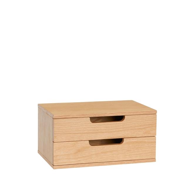 Hübsch AtHand Væghylde/Sengebord i Naturtræ - Black Friday!
