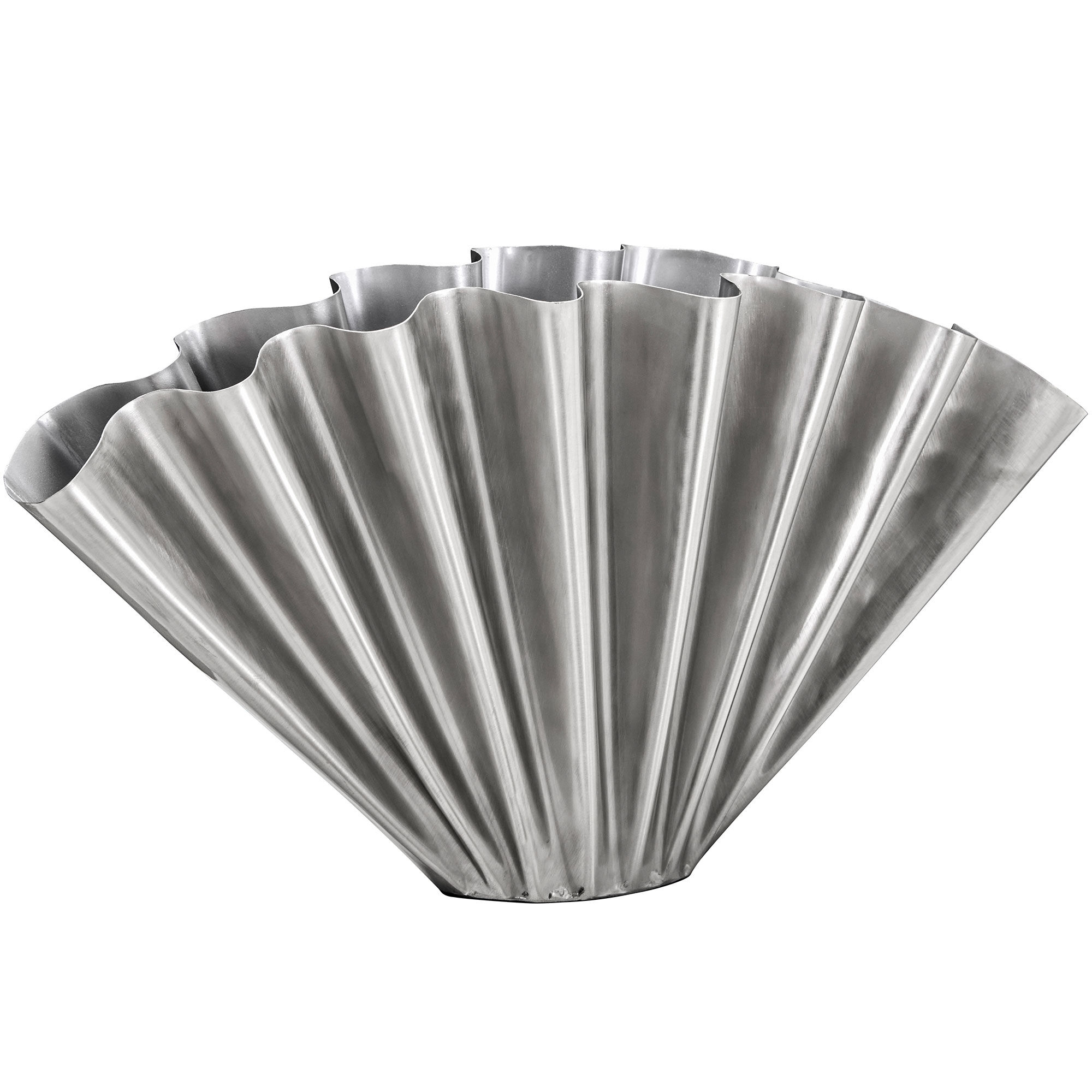 House Doctor Flood Vase i Børstet Sølv - Elegant Design