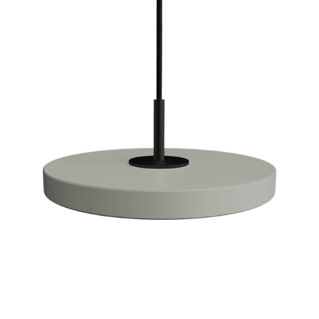 Umage Asteria Micro Pendel med Lysdæmper - Olive Sort Top