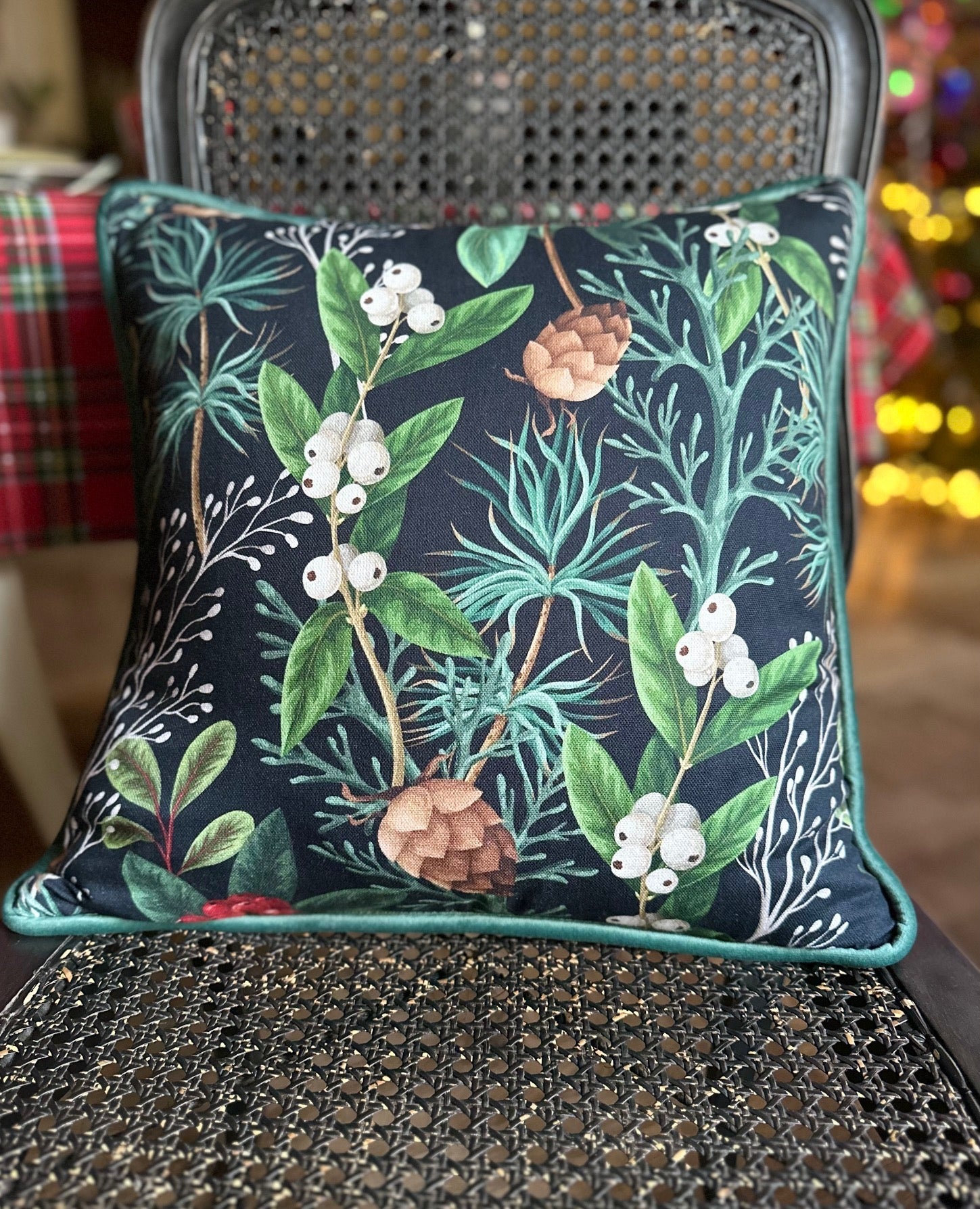 Julemotiv Pudebetræk 45x45cm i 100% Bomuld