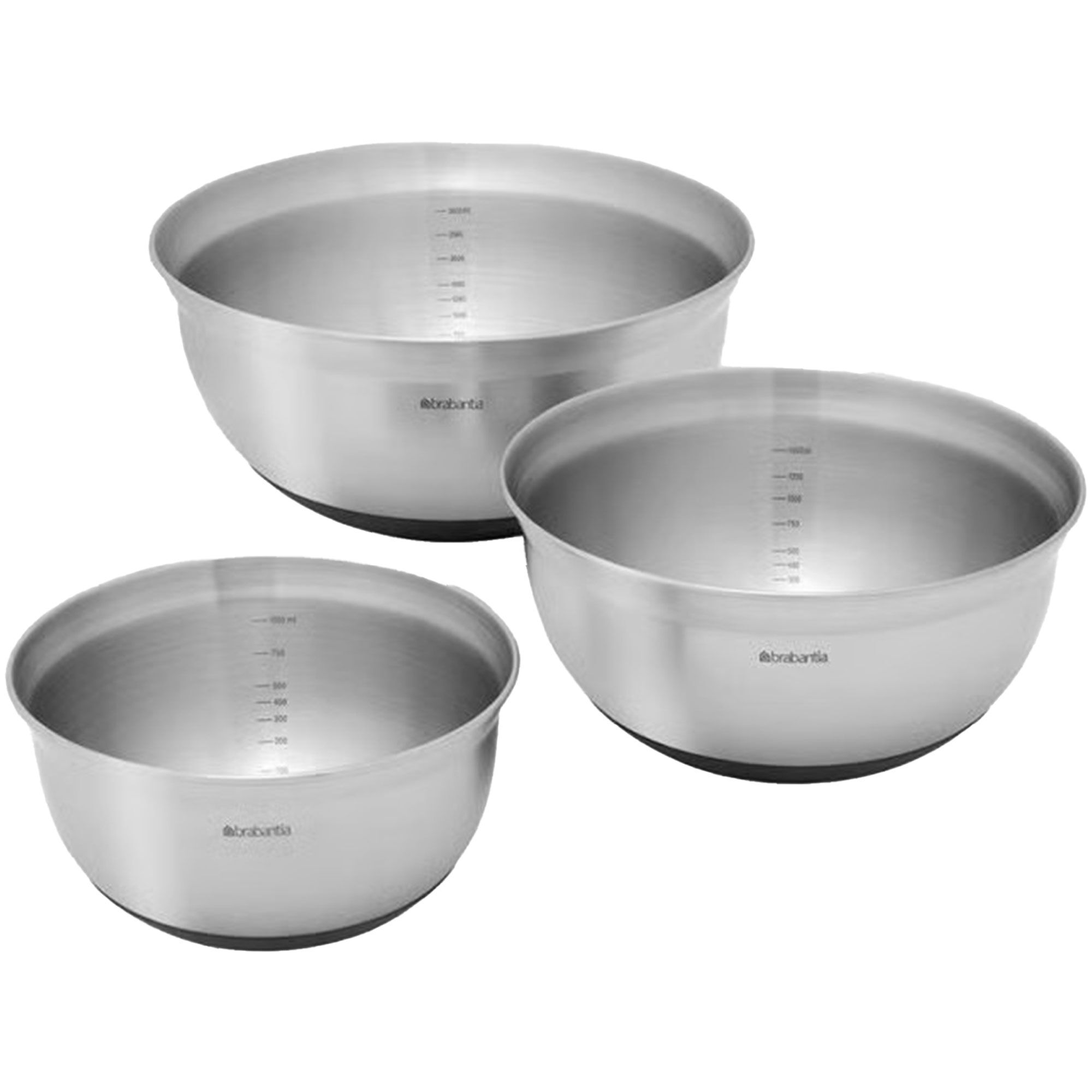 Brabantia Profil Skålssæt i Stål - Perfekt til Bagning!