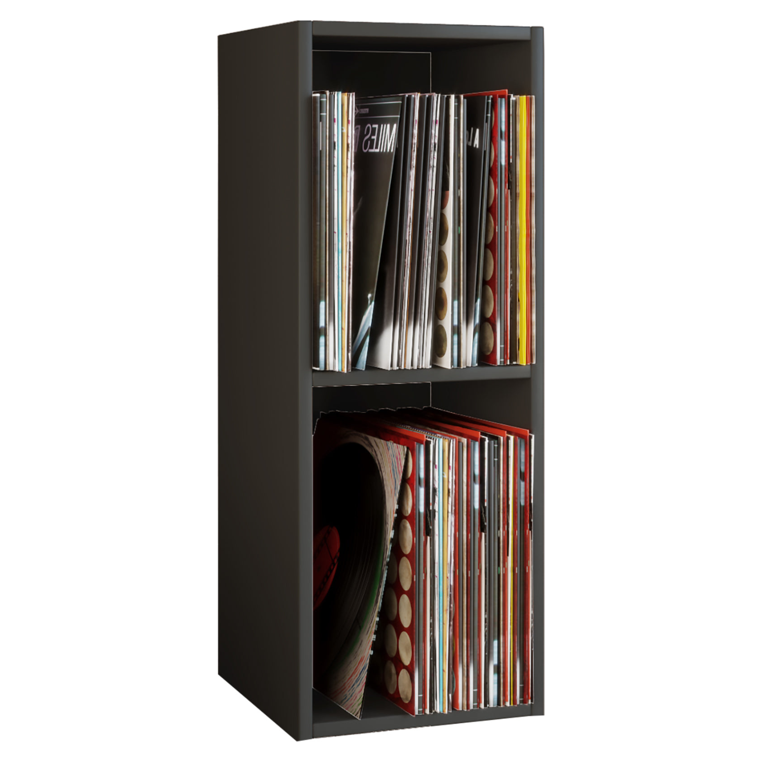 Vinylreol i Sort - Platto Mini til LP'er, Kompakt Design
