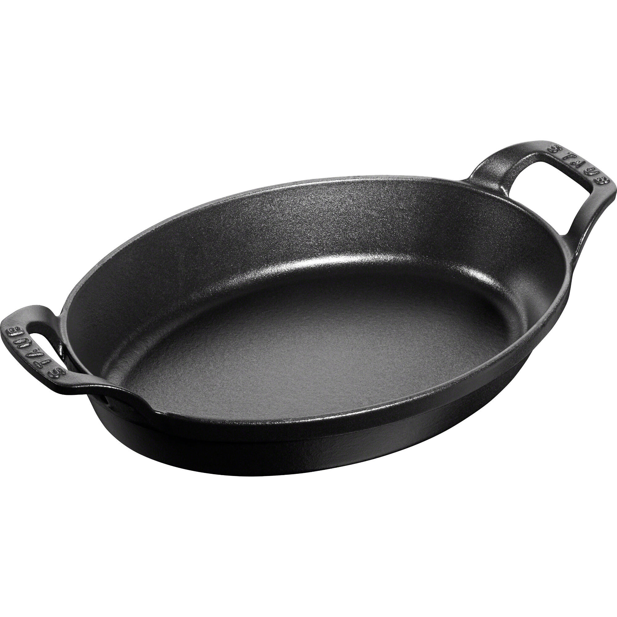Staub Ovalt Ovnfast Fad 24cm - Sort Rabattilbud!