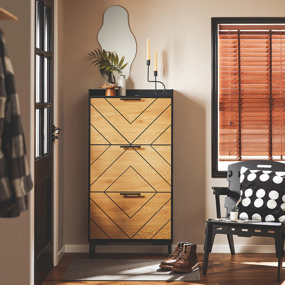 Art Deco Skoskab - Pladsbesparende Opbevaring til Sko