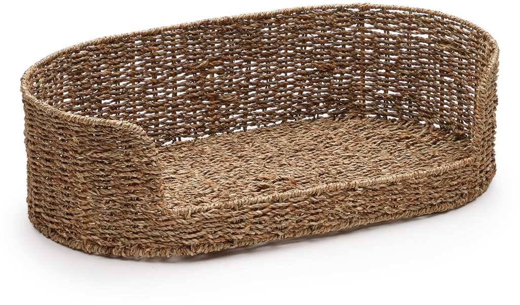 Rustik Kæledyrsseng i Håndflettet Søgræs fra Kave Home