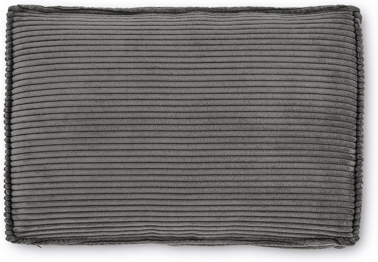 Sofa Tilbehørspude Kave Home Blok i Fløjl - Grå 50x70 cm