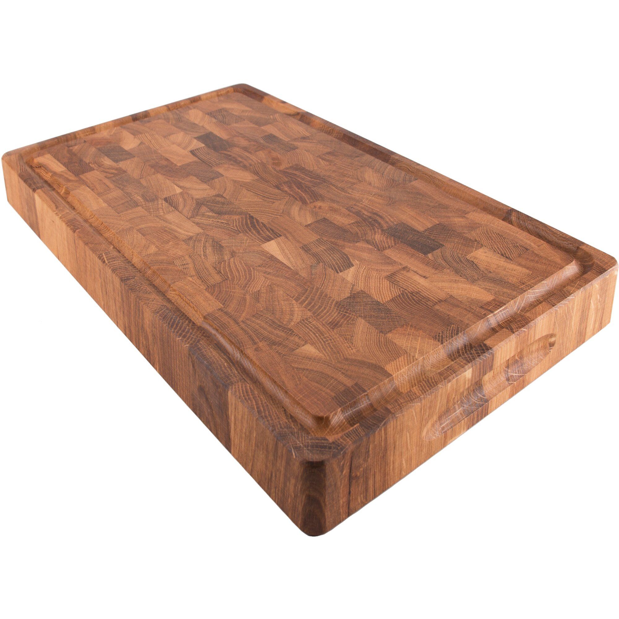 Culimat Skærebræt i Eg med Rille - Holdbart og Robust!