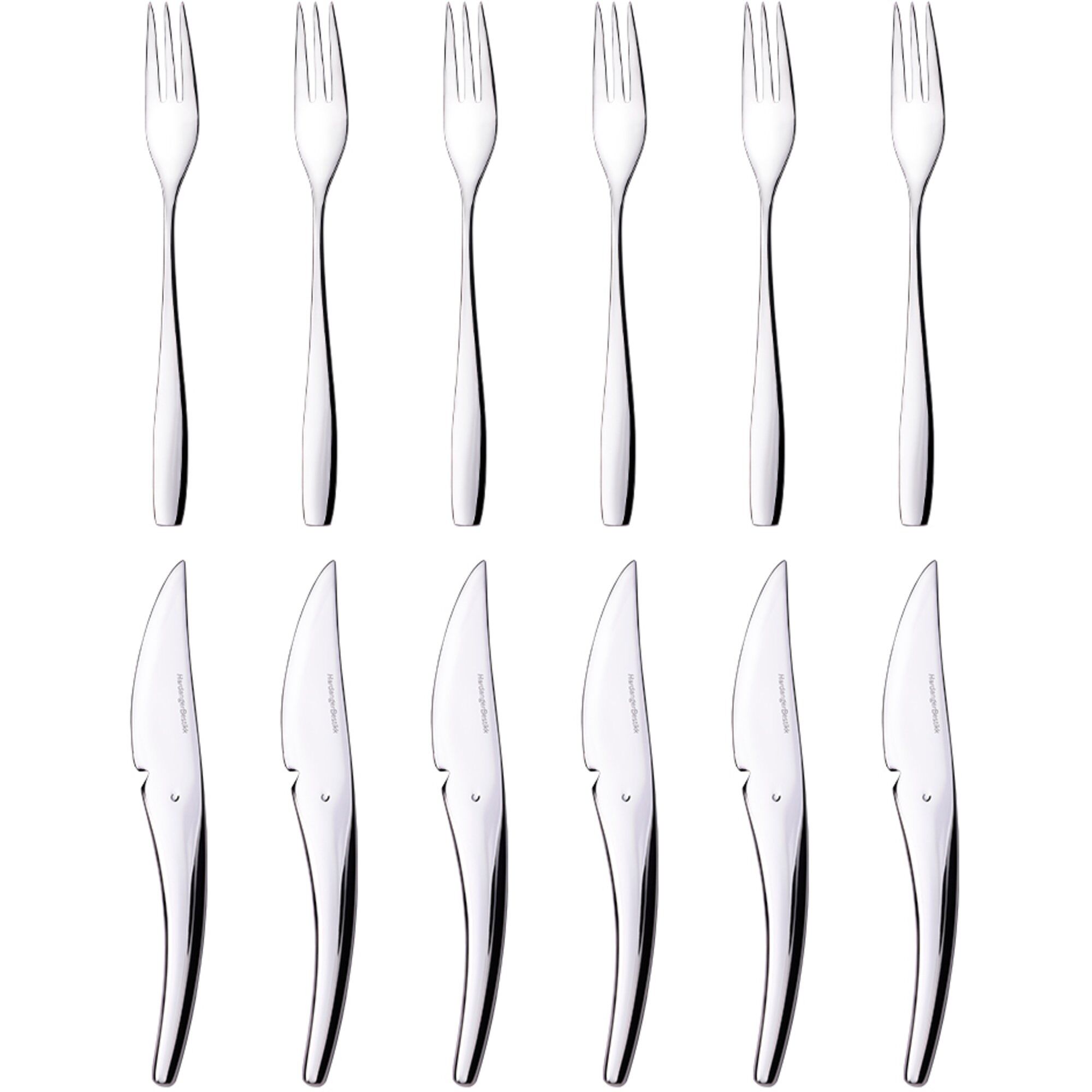 Hardanger Bestikk Frugtsæt 12 Dele – Perfekt til dessert!