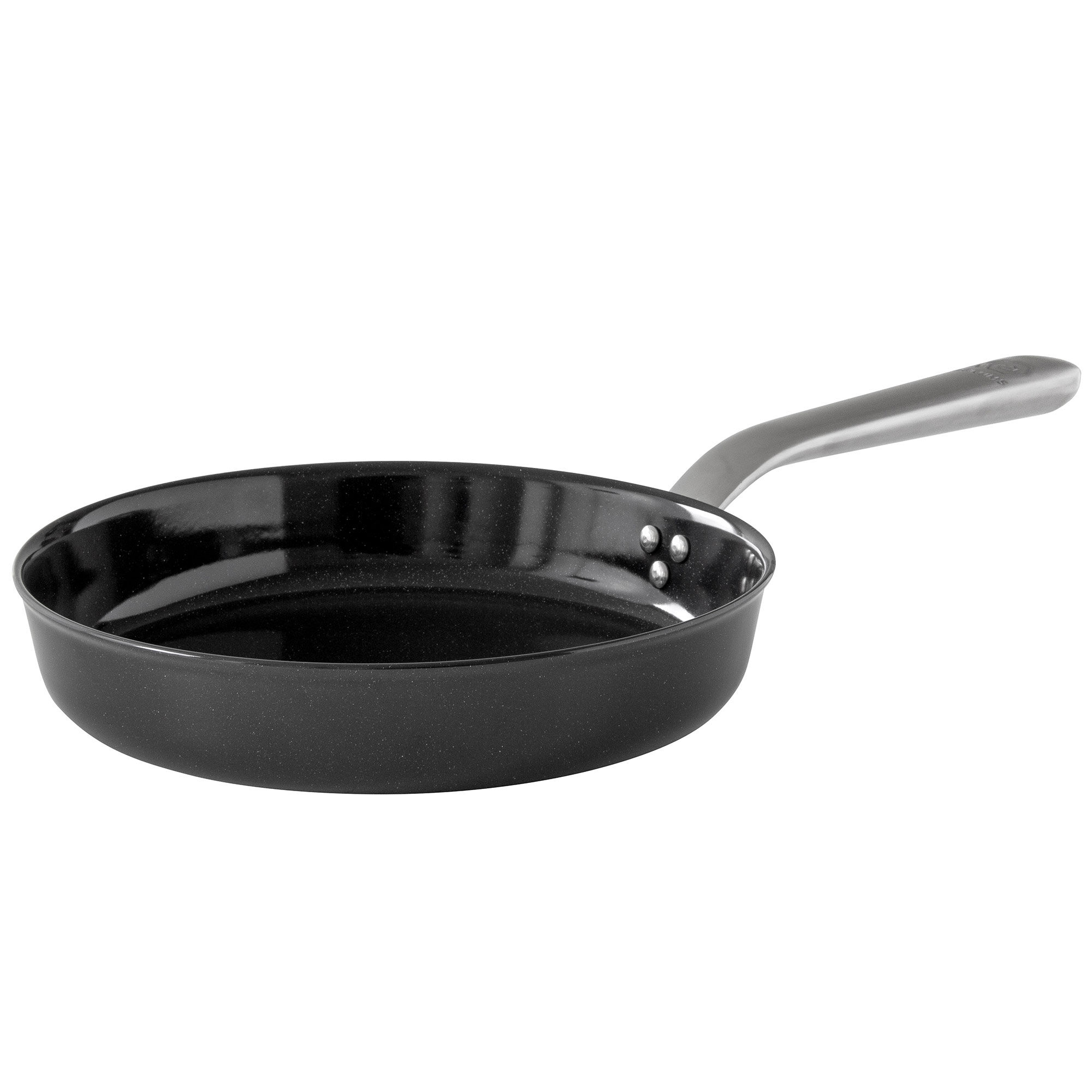 Kockums Jernverk 28 cm Stegepande i Emaljeret Kulstål