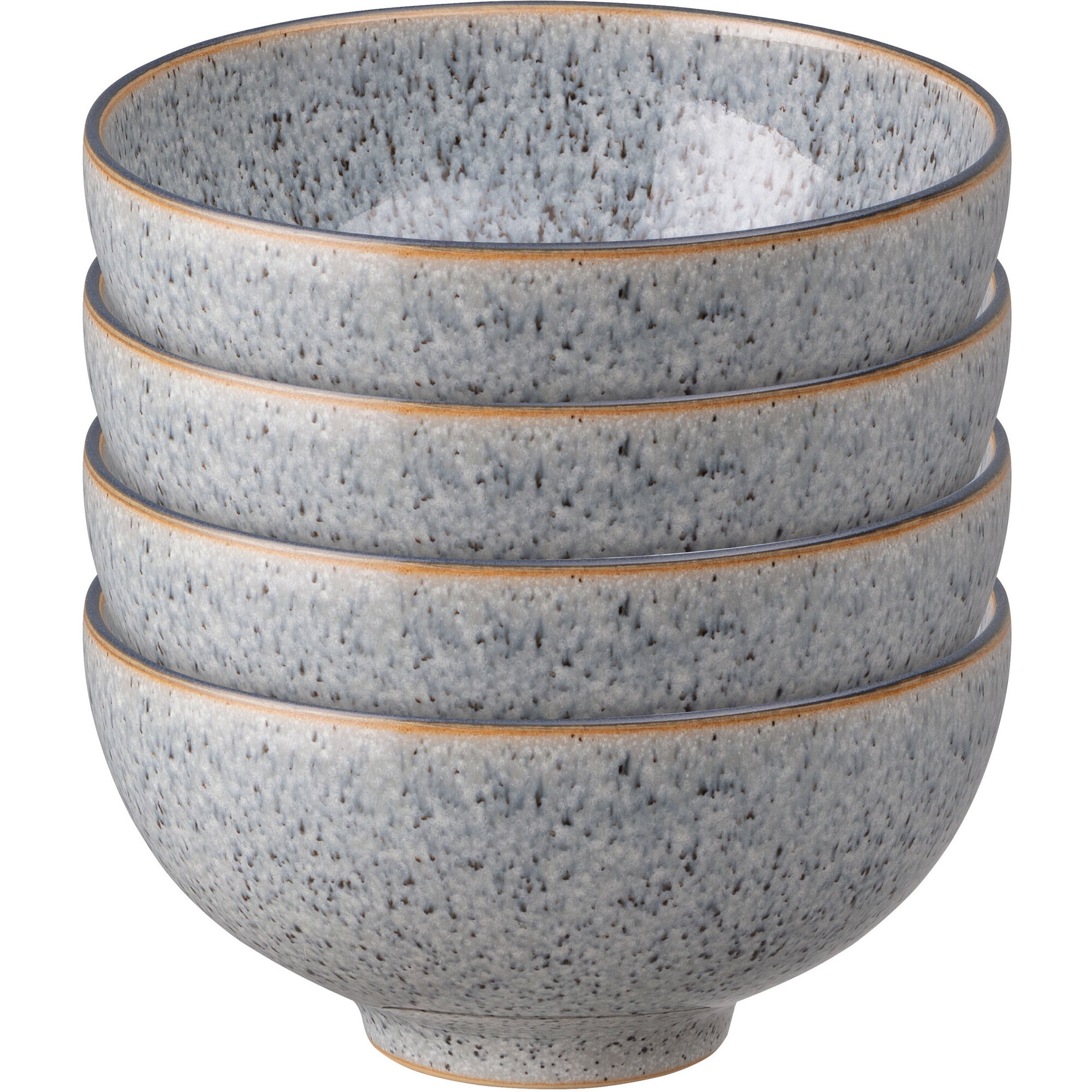 Denby Studio Grey Skåle - 4 stk. til bordopdækning