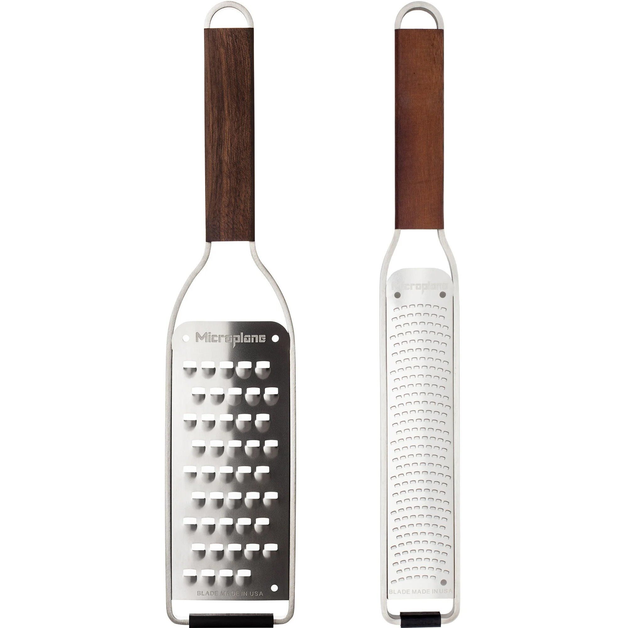 Microplane Master Sæt med To Rivejern i Valnødde Træ