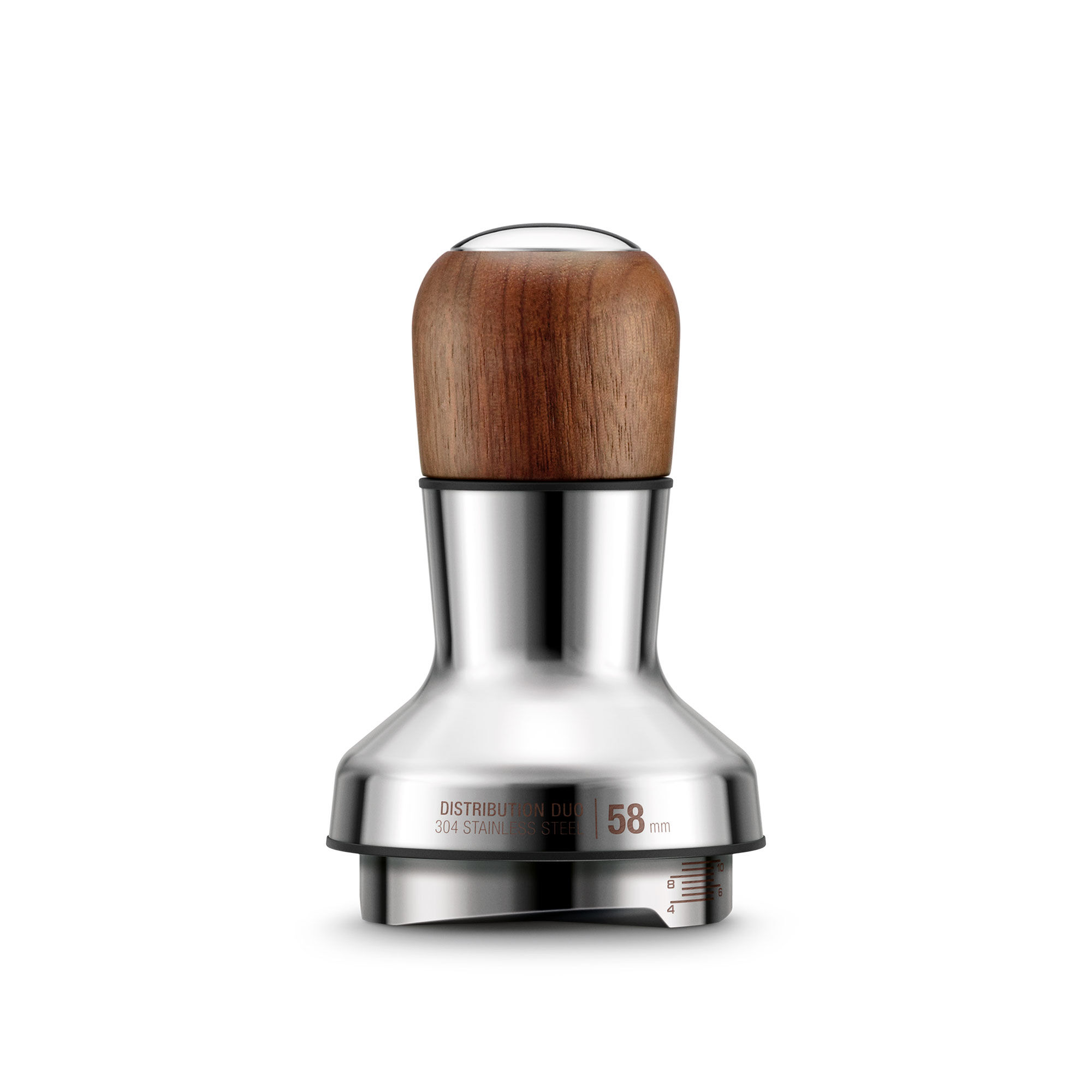 Sage Tamper og Fordeler 58 mm i Valnød - Kaffeudstyr