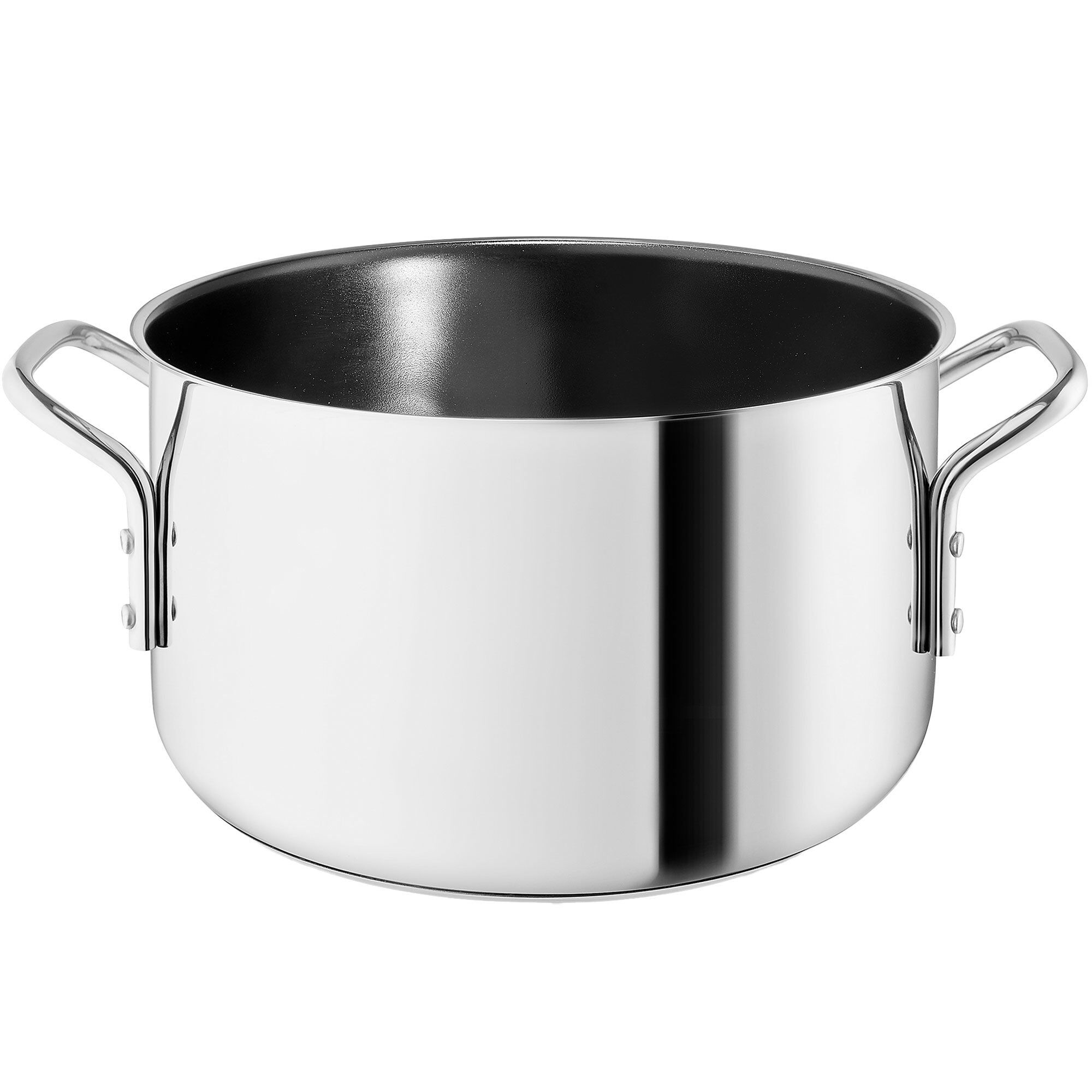 Eva Trio Gryde Med Slip-letâ -belægning     Liter  Rustfrit Stål