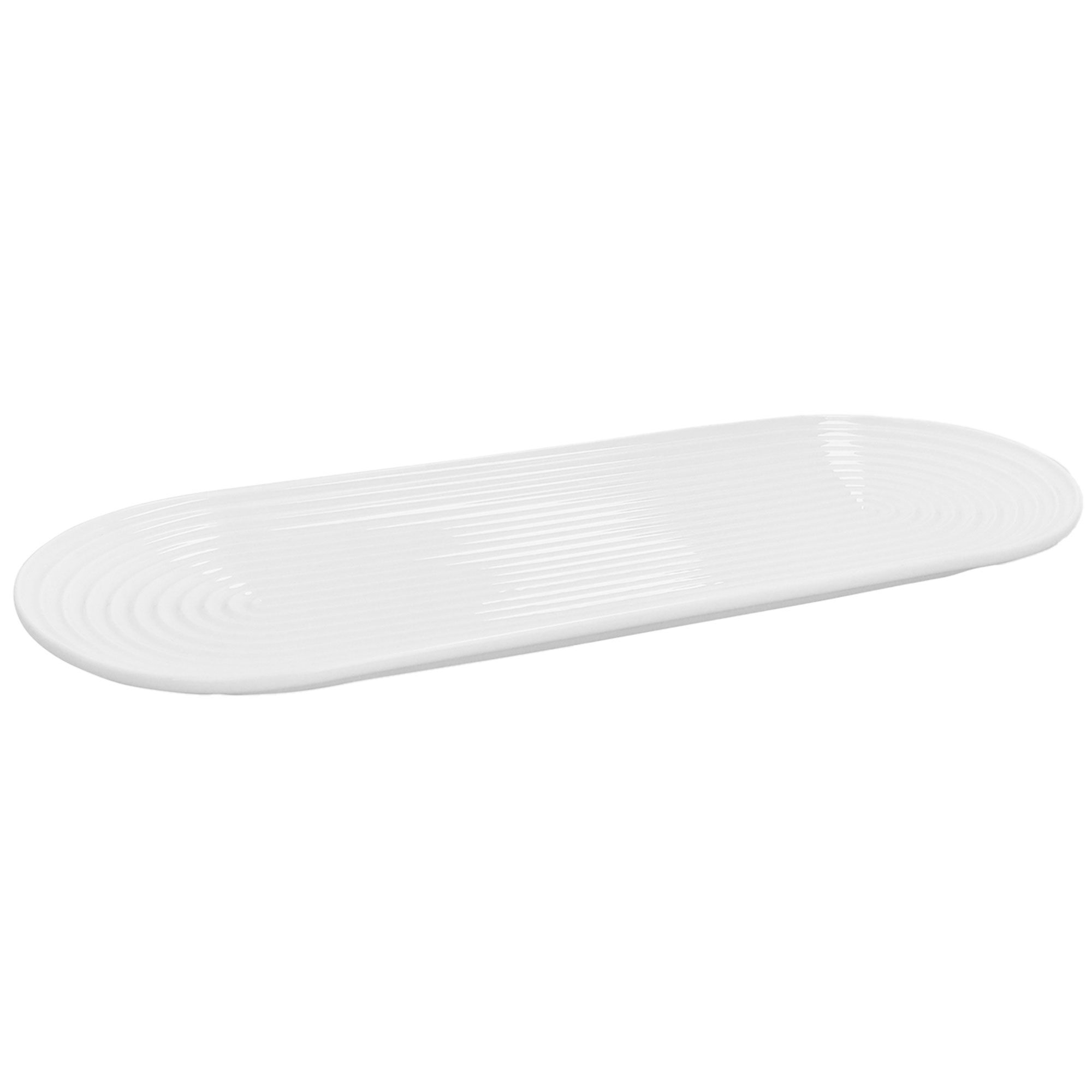 Lyngby Porcelæn Tura Serveringsfad Oval 48x20cm