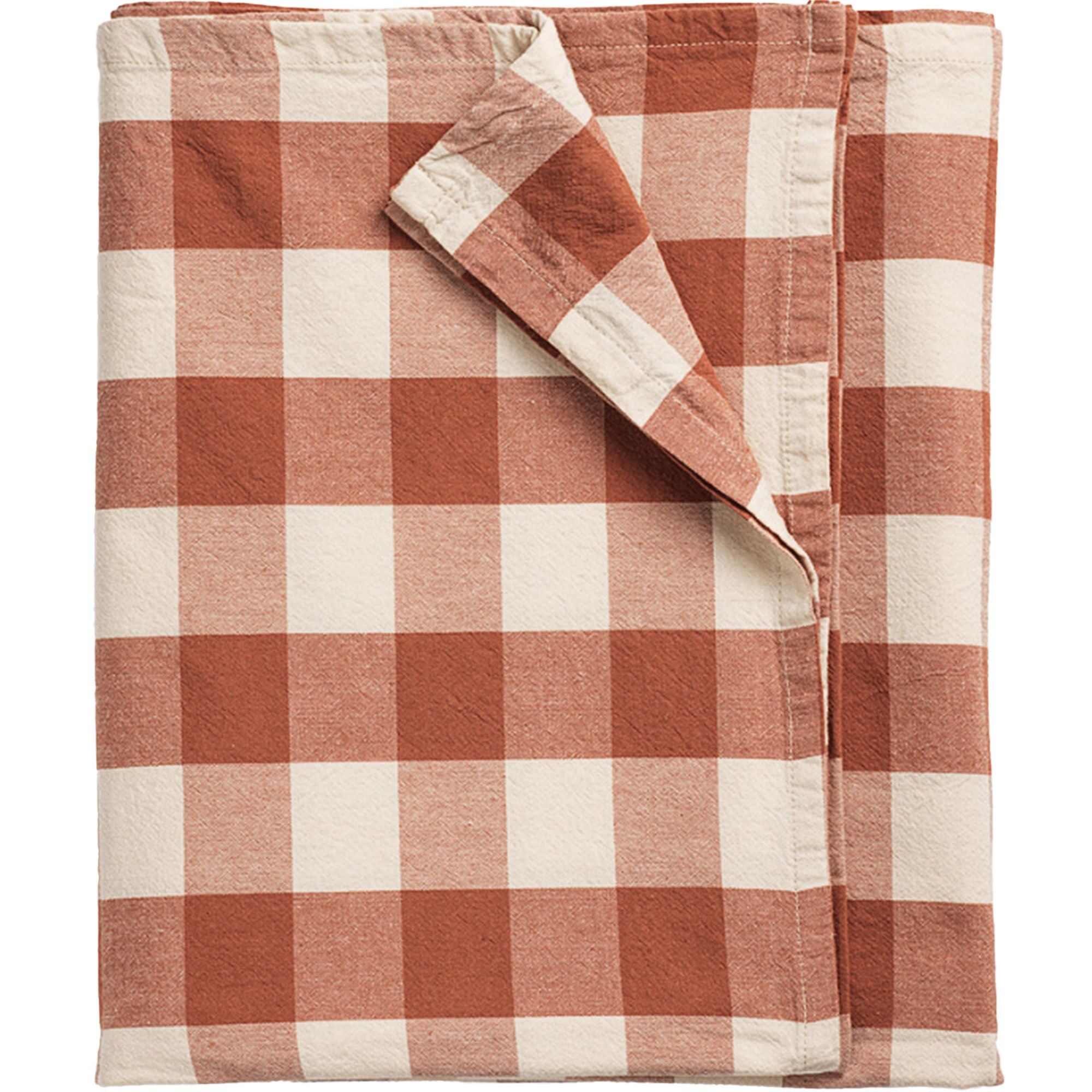 Midnatt Bertel Borddug 180x145    Brun Aprikos