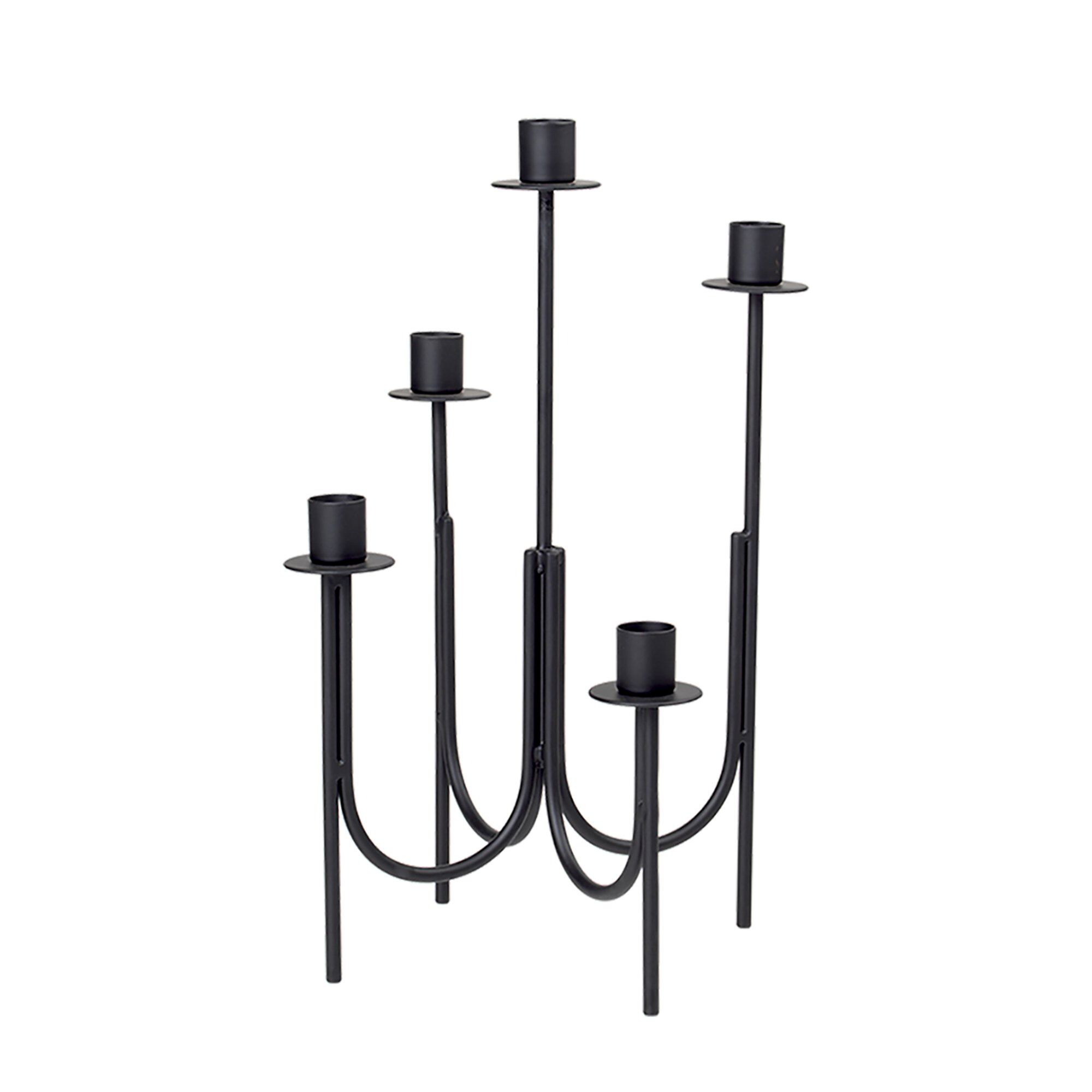 Broste Farri Lysestage  Sort