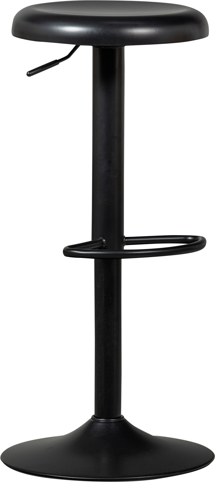 Barstol Woood Collection Isaac Sort Metal Højdejusterbar 61-81