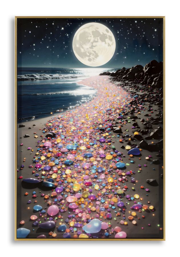 Canvasbillede Colors Med Ramme - -  60         90