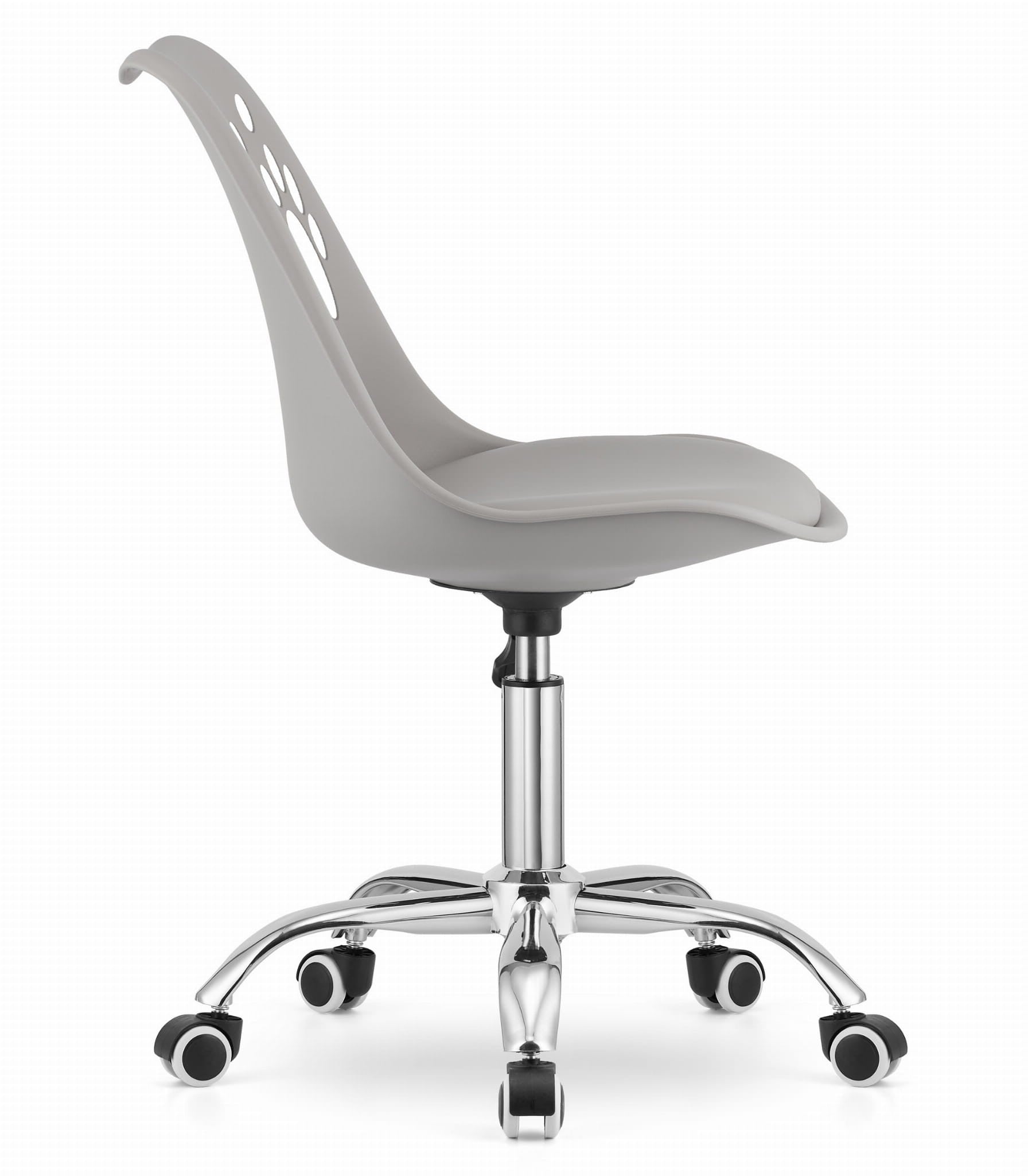 Oskar Print Kontorstol   Ergonomisk Komfort   Stilrent Design  Grå